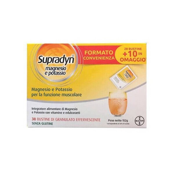 Supradyn Magnesio e Potassio Gusto Arancia 28+10 Bustine