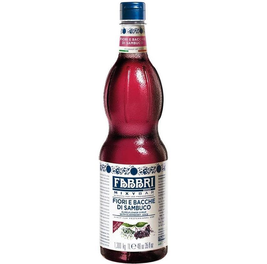 FABBRI MIXY BAR SCIROPPO FIORI E BACCHE DI SAMBUCO 1,3 KG 1 LT