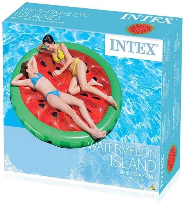 Intex 56283, Isola Anguria Gonfiabile Mare 183 x 23 cm