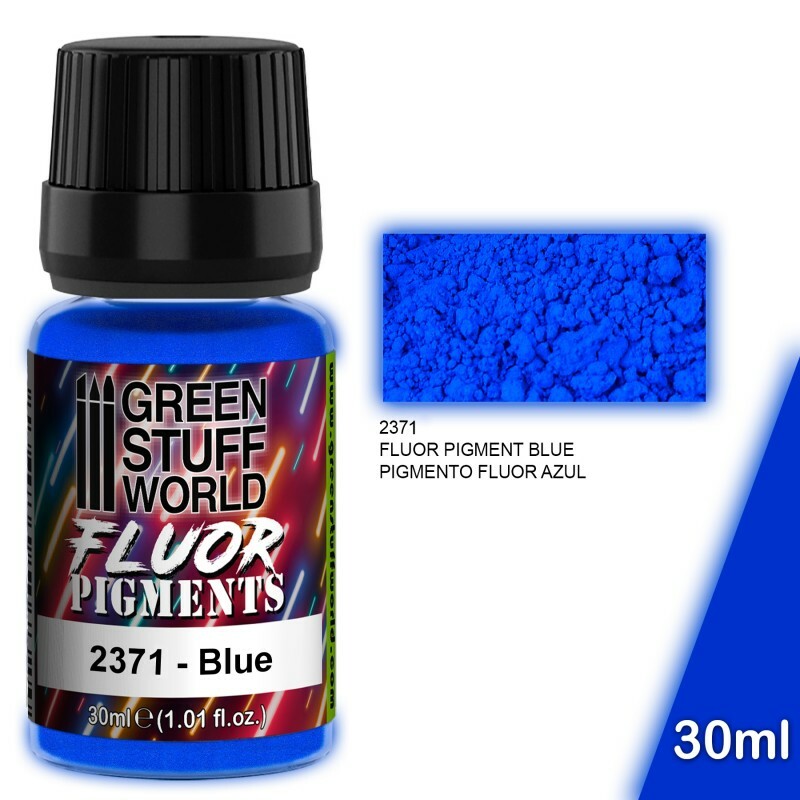 Pigmenti FLUOR BLU - Pennello pigmenti ultravioletto fluorescente