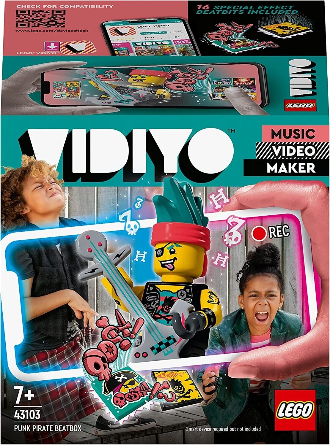 LEGO 43103 - VIDIYO - Punk Pirate Beatbox - Nuovo