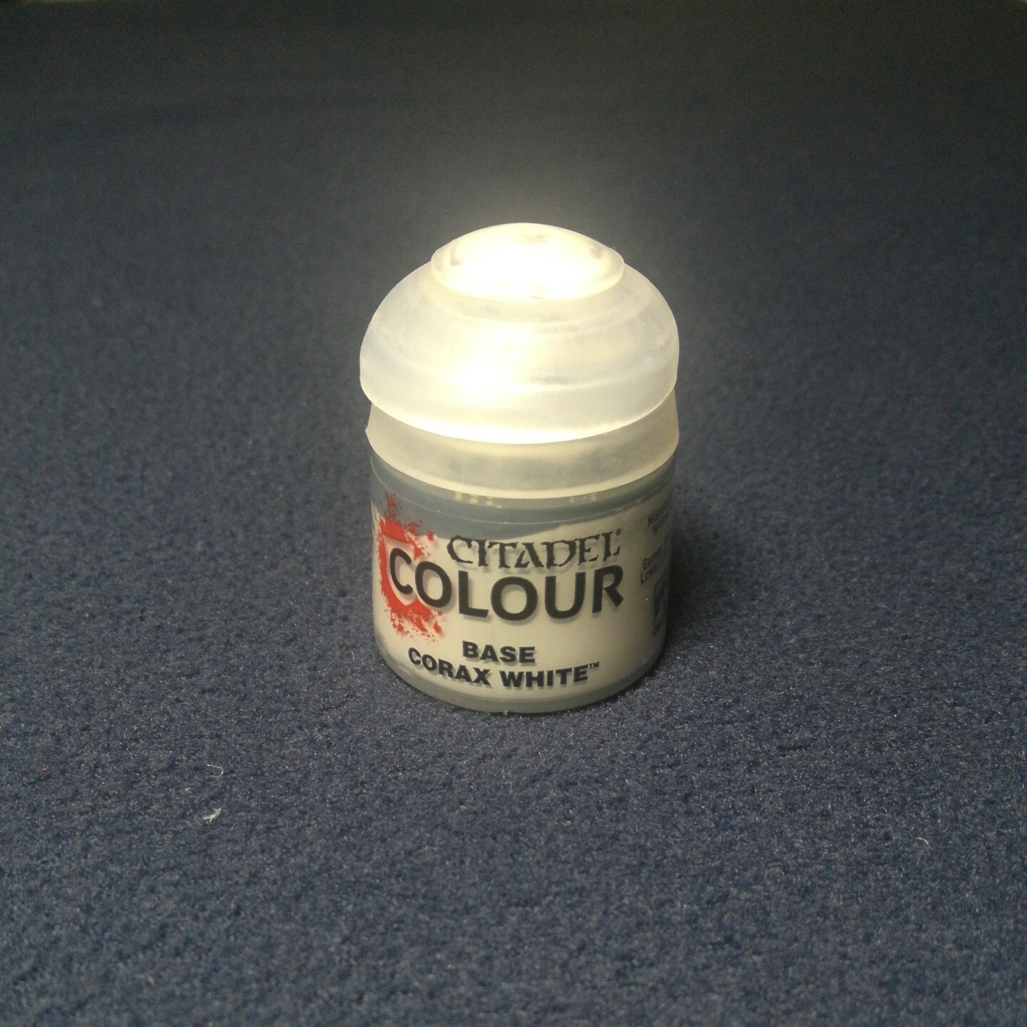 WARHAMMER CITADEL COLOUR BASE CORAX WHITE