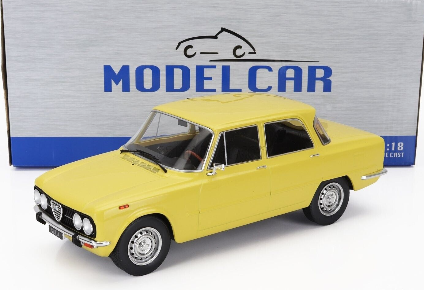 Alfa Romeo Giulia Nuova Super 1974 Yellow 1:18 Mcg MCG18334