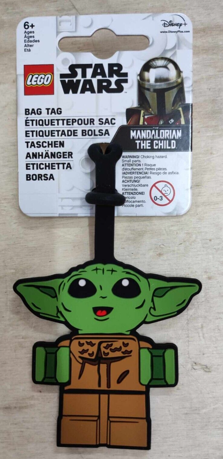 LEGO BAG TAG STAR WARS YODA MANDALORIAN GOMMA