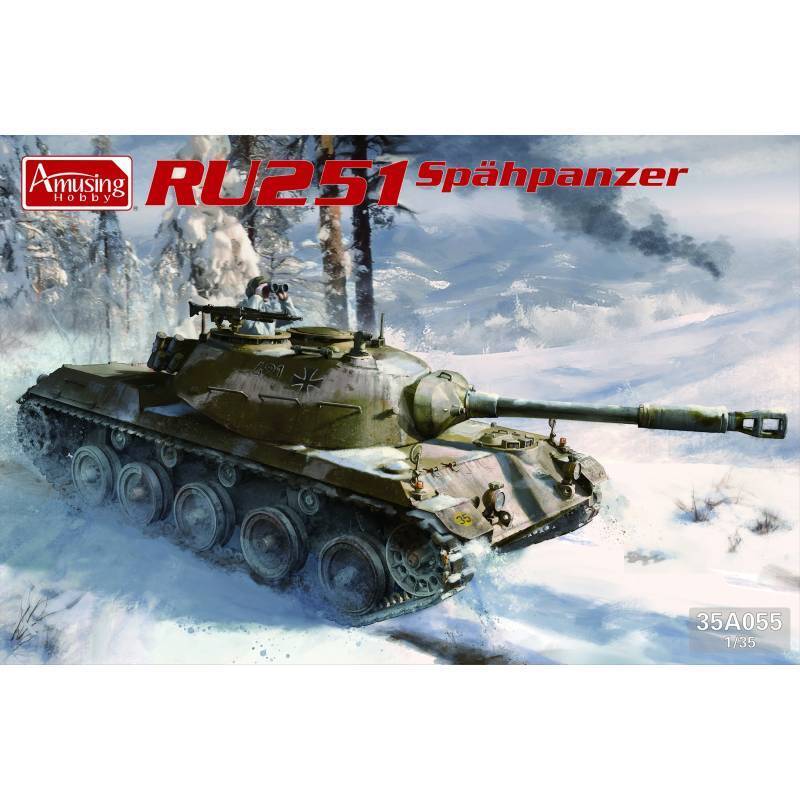 Modellino Char Corazzate UK 251 Amusing Hobby 35a055 1:3 5