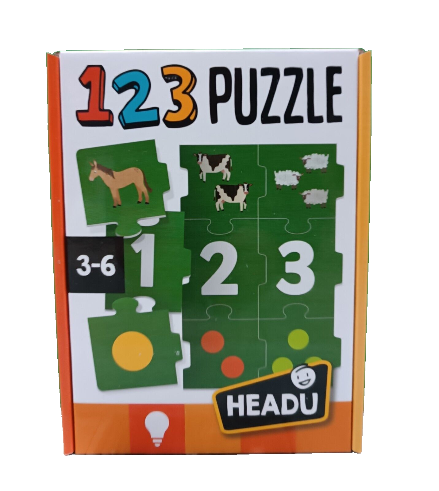 HEADU FLASHCARDS 1 2 3 PUZZLE 3-6