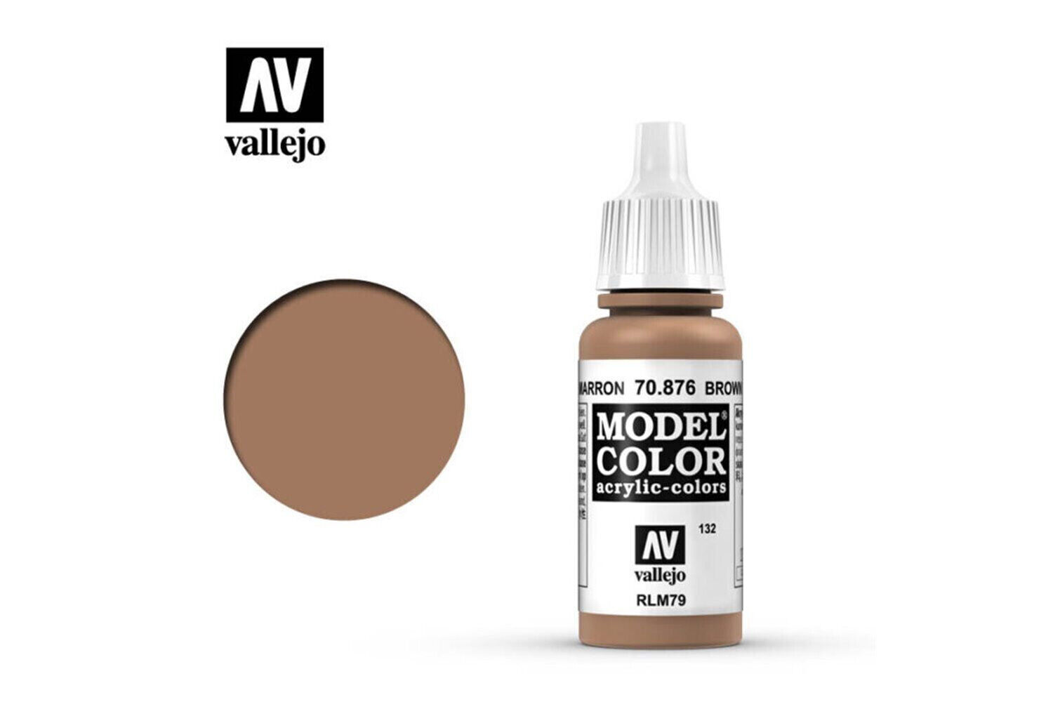 70876- Vallejo -Model Color Brown sand mat 17ml