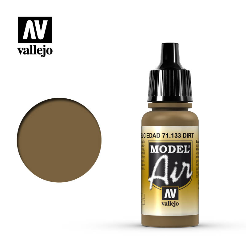 Vallejo Model Air Acrylic Color For Airbrush Acrilico Per Aerografo 71133 Dirt
