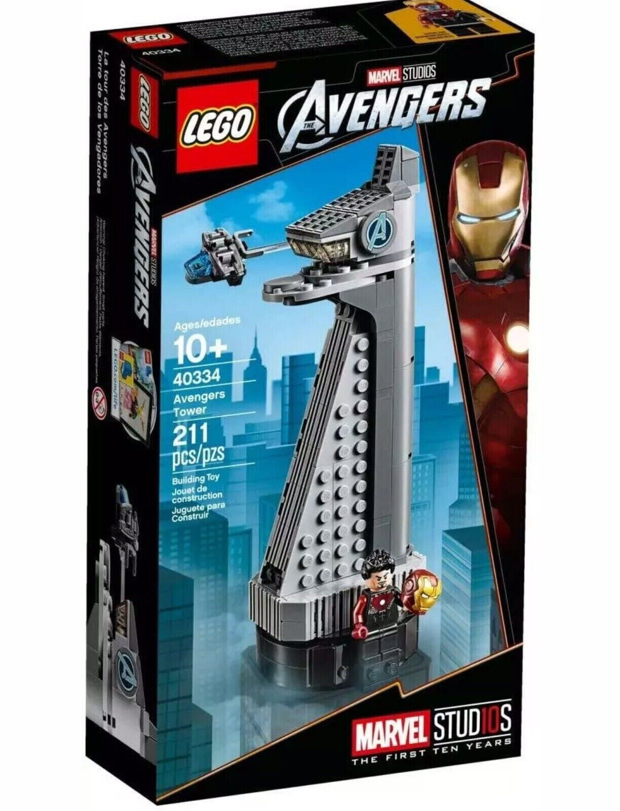 LEGO MARVEL • 40334 Avengers Tower PROMO Torre Avenger RITIRATO NUOVO SIGILLATO