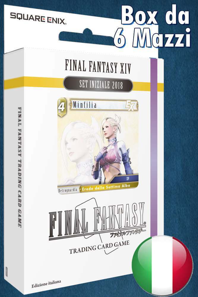 60418 FFTCG FINAL FANTASY XIV START DECK 6 pz