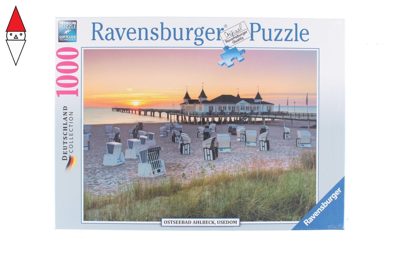 PUZZLE PAESAGGI RAVENSBURGER SPIAGGIA SUL MAR BALTICO 1000 PZ