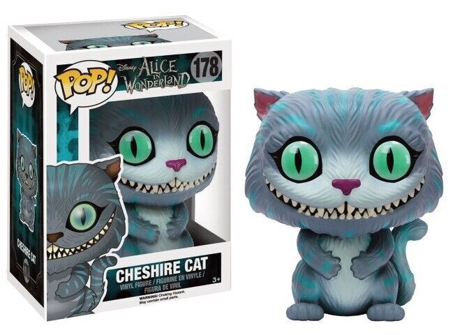 DISNEY ALICE WONDERLAND TIM BURTON Figura CHESHIRE CAT No. 178 FUNKO "POP"