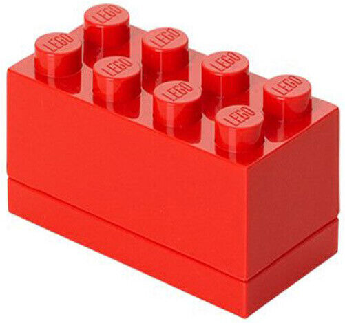 Contenitore LEGO Mini Box 8 Rosso ROOM COPENHAGEN
