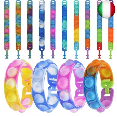 10 Pezzi Fidget Toys Set Braccialetti, Fidget Toys Antistress per Bambini
