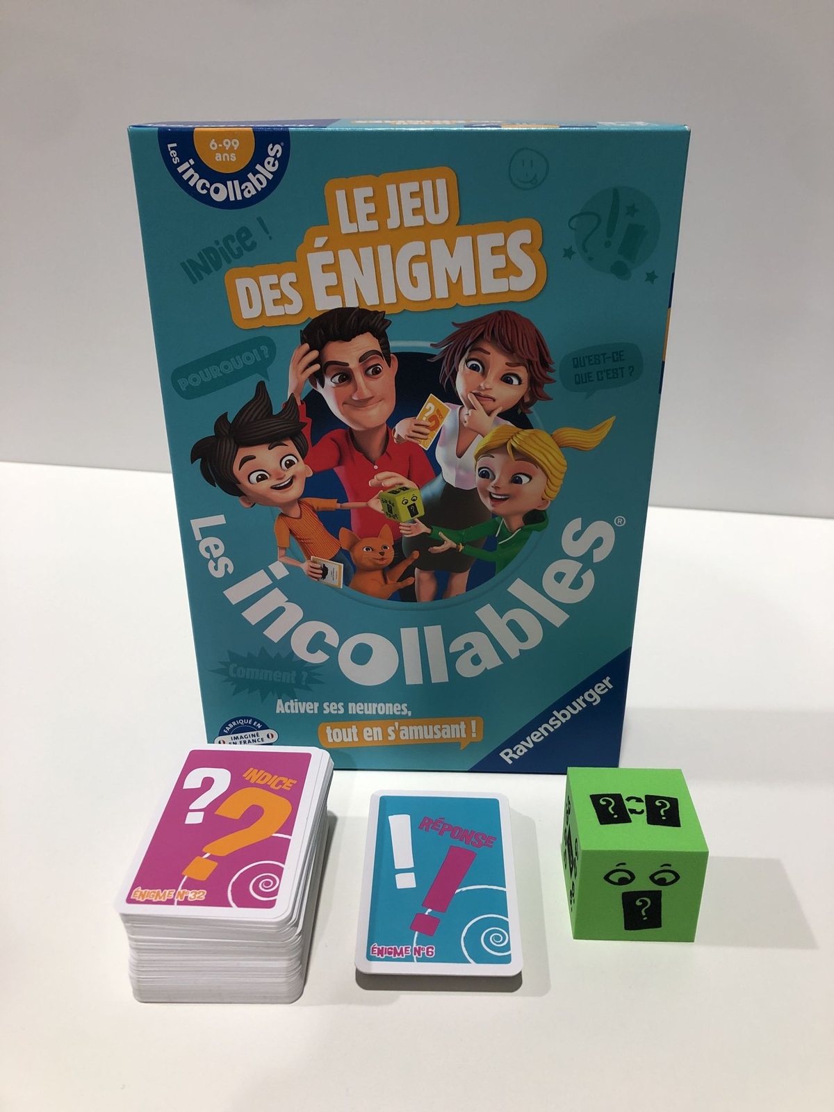 Ravensburger - Le jeu des Enigmes des Incollables - Jeu Famille - Devinettes