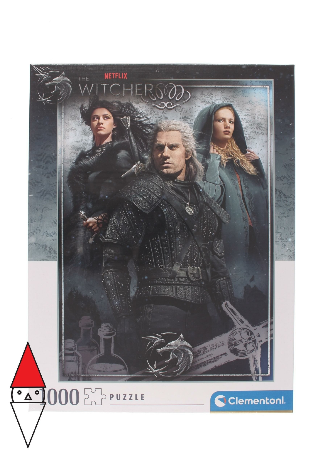 PUZZLE TEMATICO CLEMENTONI FILM E SERIE TV THE WITHCER 1000 PZ
