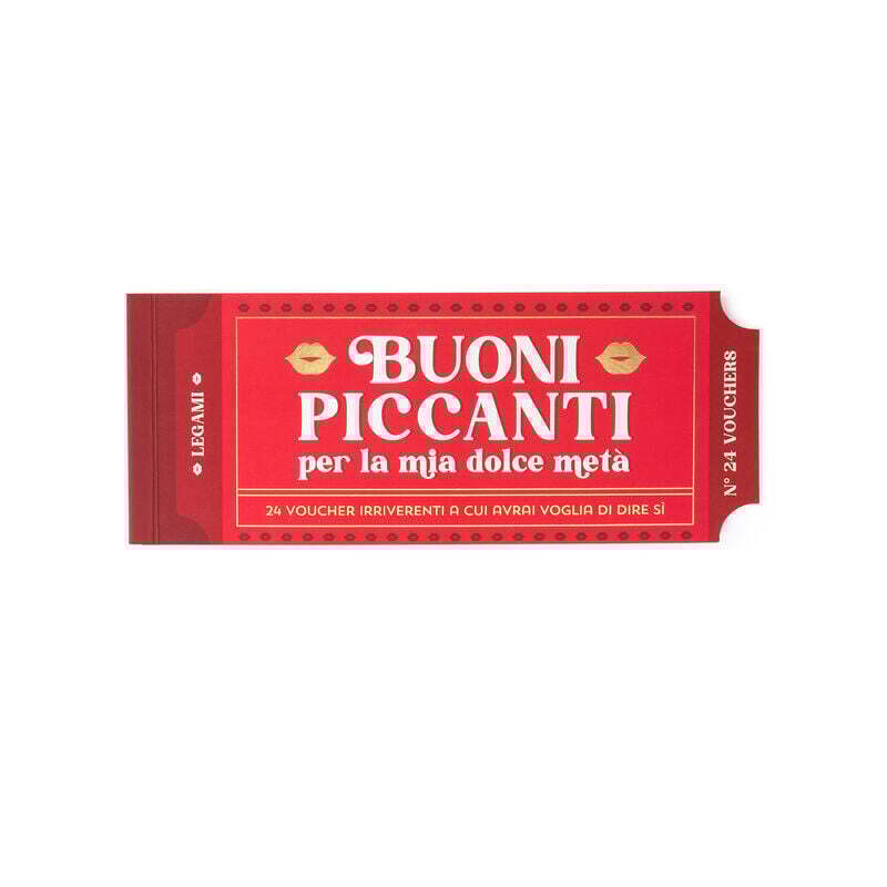 Legami Blocchetto da 24 Voucher Piccanti - Italiano