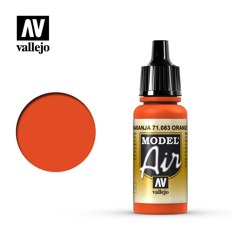 Vallejo Model Air Acrylic Color For Airbrush Acrilico Per Aerografo 71083 Orange