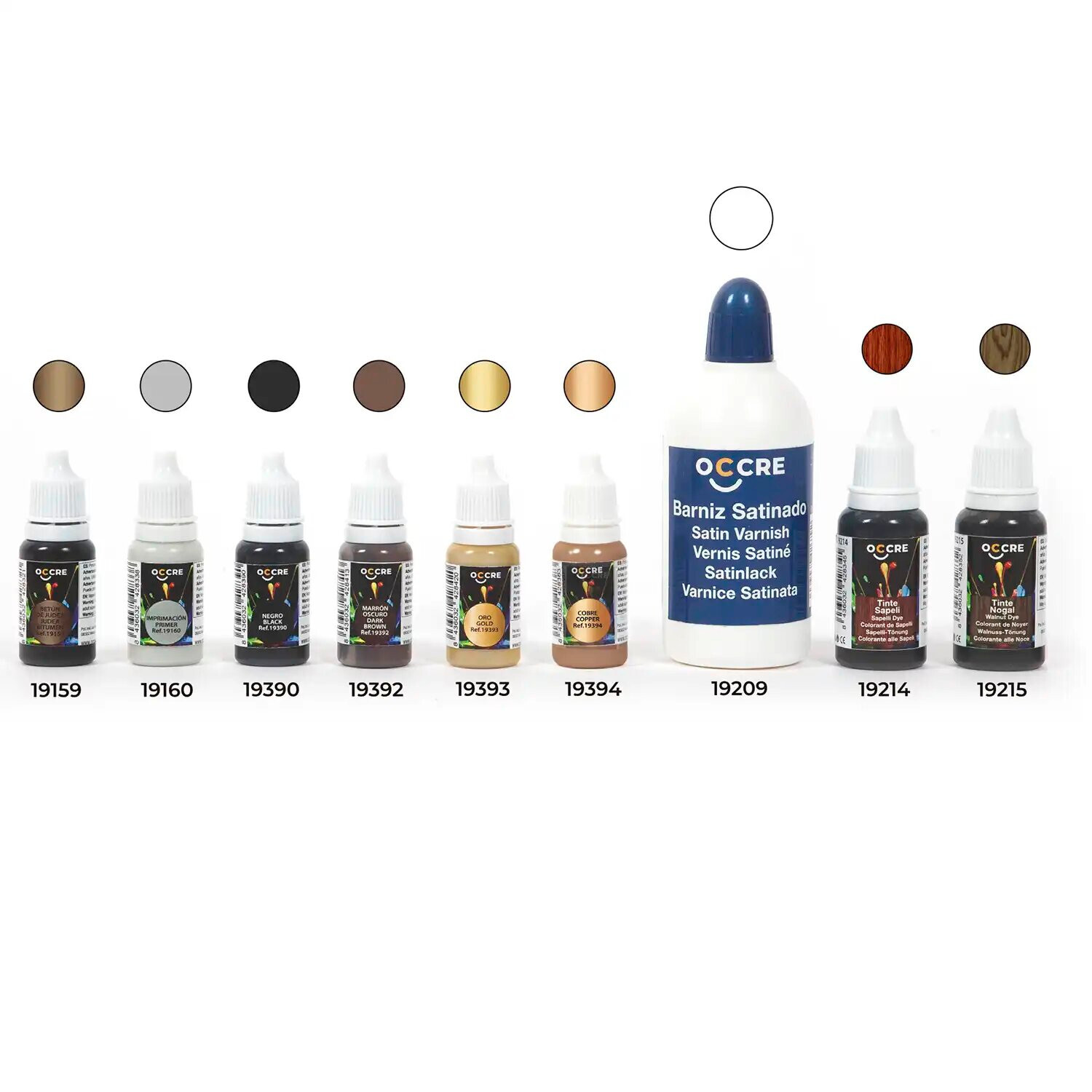 Occre Ref. 90557 - Pack Colori Acrilici Albatros - 8 x 20 ml + 1 x 100 ml