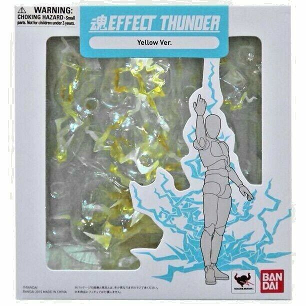Tamashii Effect THUNDER YELLOW Ver. for S.H. Figuarts or Saint Seiya Bandai RARE