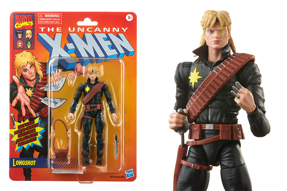 X-Men Longshot Marvel Legends Vintage Action Figure HASBRO