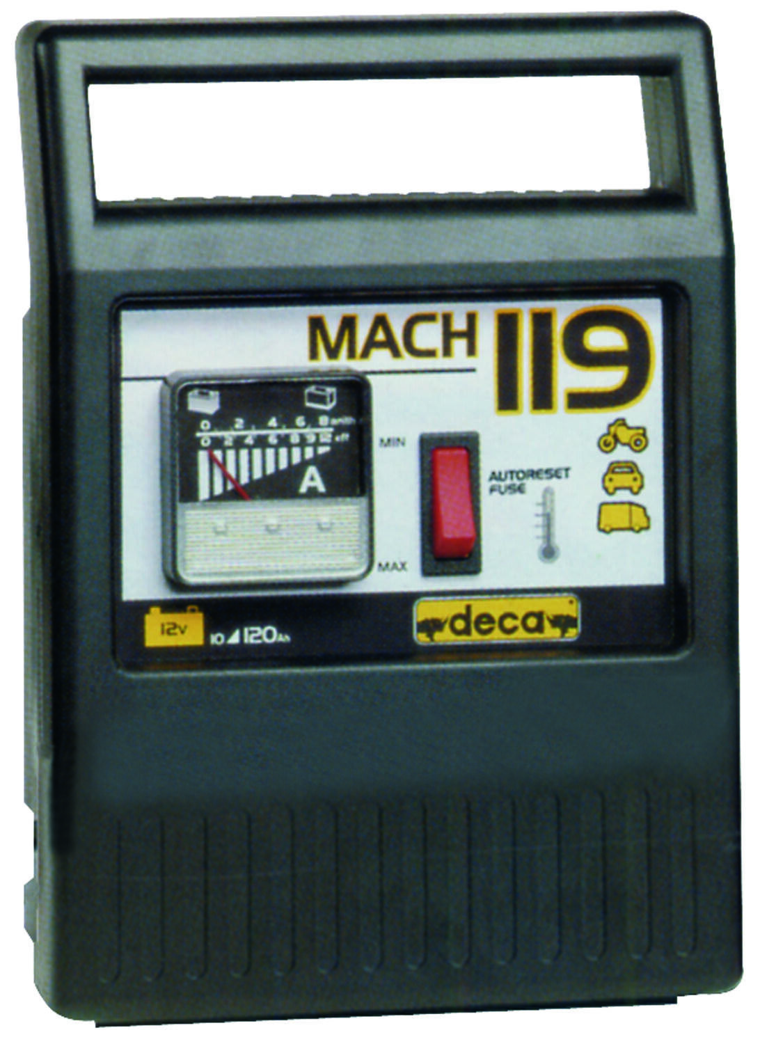 CARICABATTERIA DECA 12 V. - 9A  MODELLO MACH 119