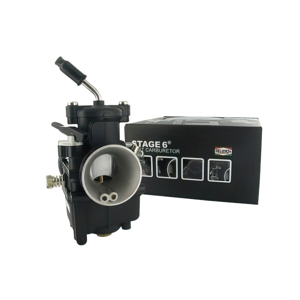 CARBURATORE STAGE6 R/T DELL'ORTO VHST 28 BLACK 2 TEMPI CPI 50 FORMULA R AC 2007-