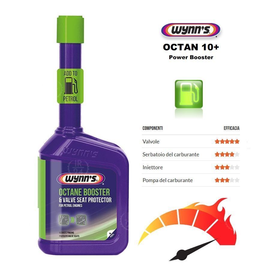 ADDITVO AUMENTO OTTANI E PRESTAZIONI WYNN'S OCTANE BOOSTER 10+ OTTANI - 325 ML
