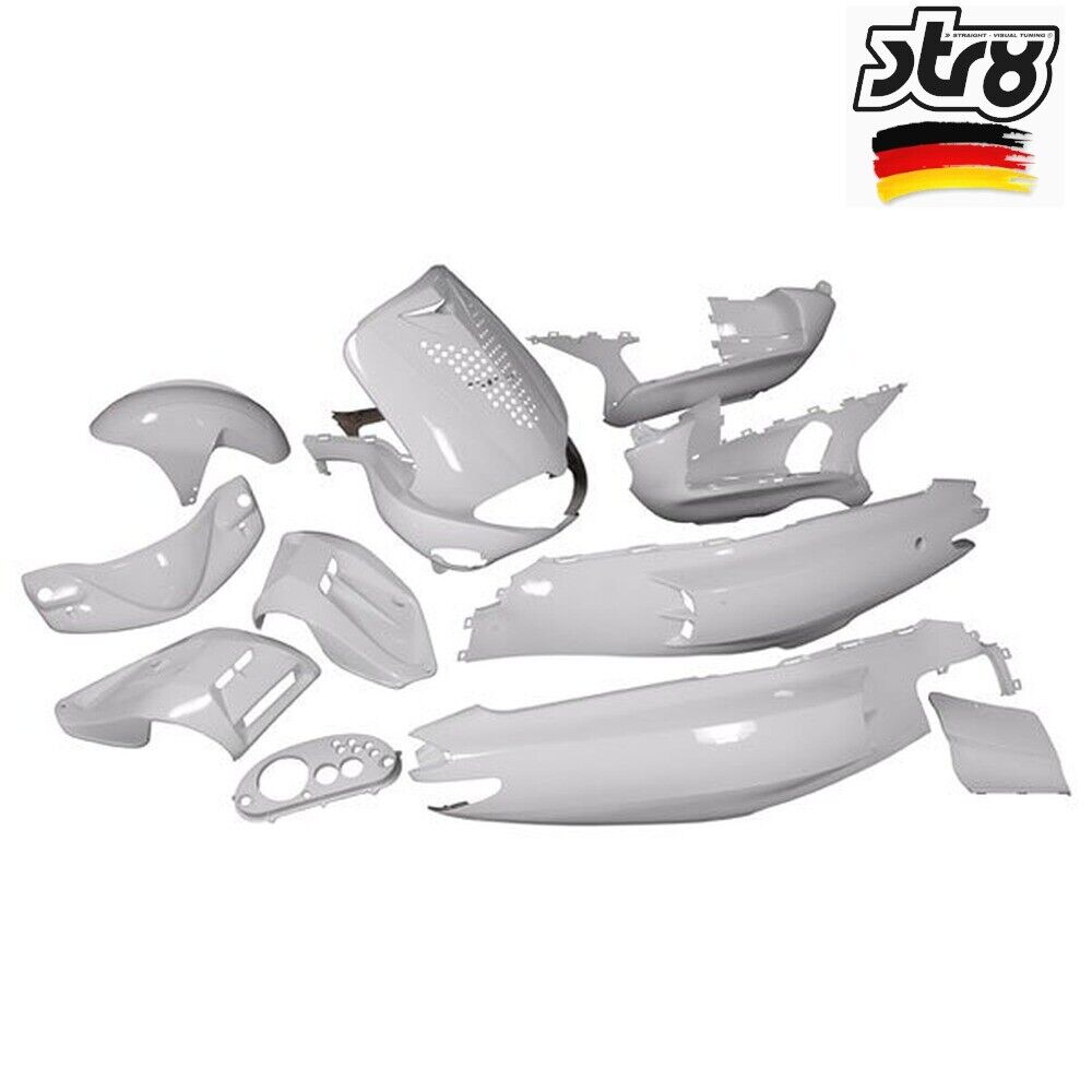 KIT CARENA STR8 COMPLETO (15 PEZZI) GILERA RUNNER (FINO AL 08/2005) BIANCO