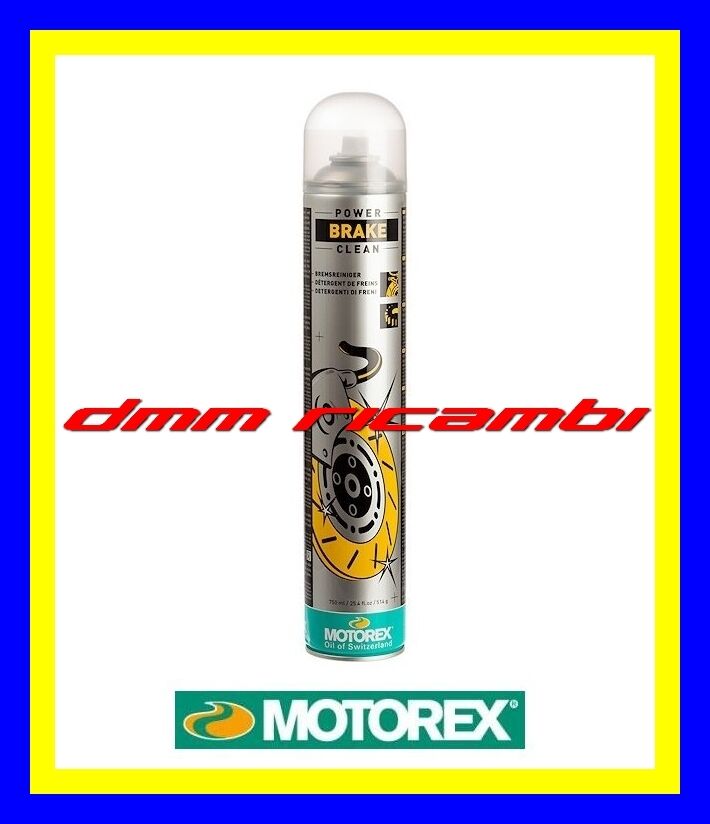 Pulitore Freni Parti Metalliche MOTOREX POWER BRAKE CLEAN Bici Steli Forcella