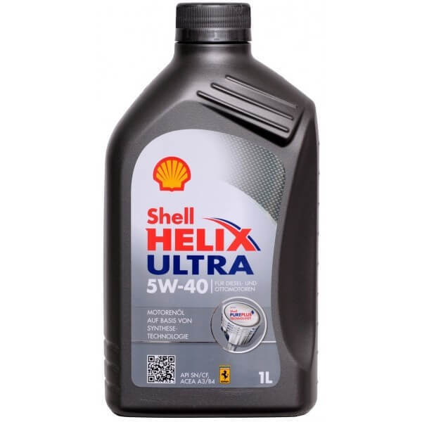 OLIO MOTORE AUTO Shell Helix Ultra 5W40 (SN/CF/A3/B4) 100% Sintetico 1LT