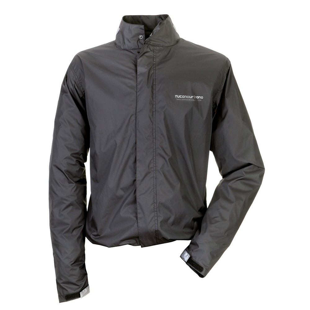 GIACCA ANTIPIOGGIA NERA NANO RAIN JACKET PLUS TUCANO URBANO TG M