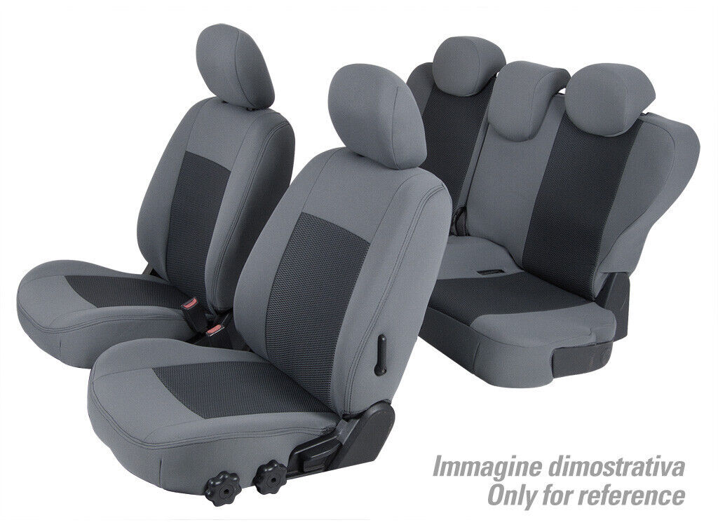 Set coprisedili Superior - Grigio/Nero - su misura per Ford Ka (01/09>09/16)