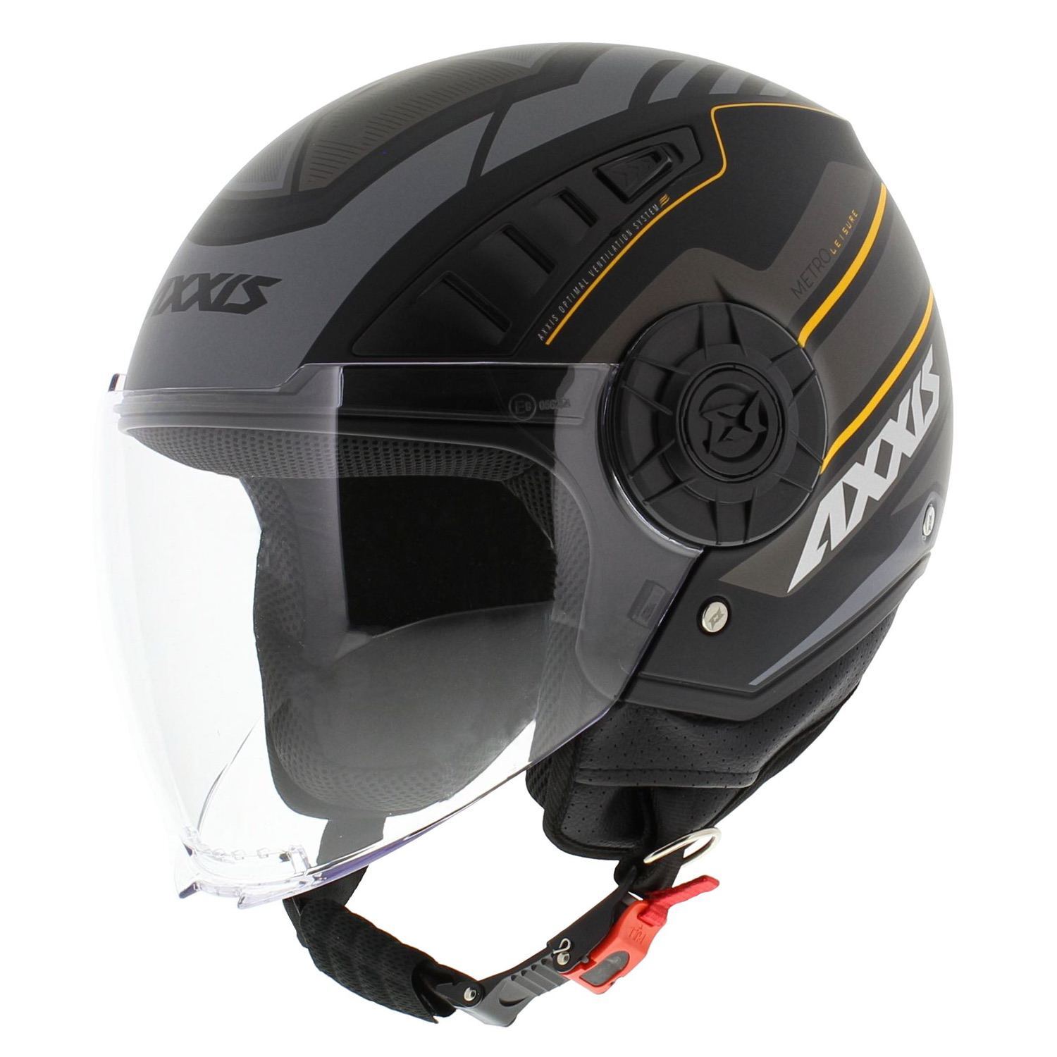 Casco Axxis Metro tempo libero arancione opaco - taglia M