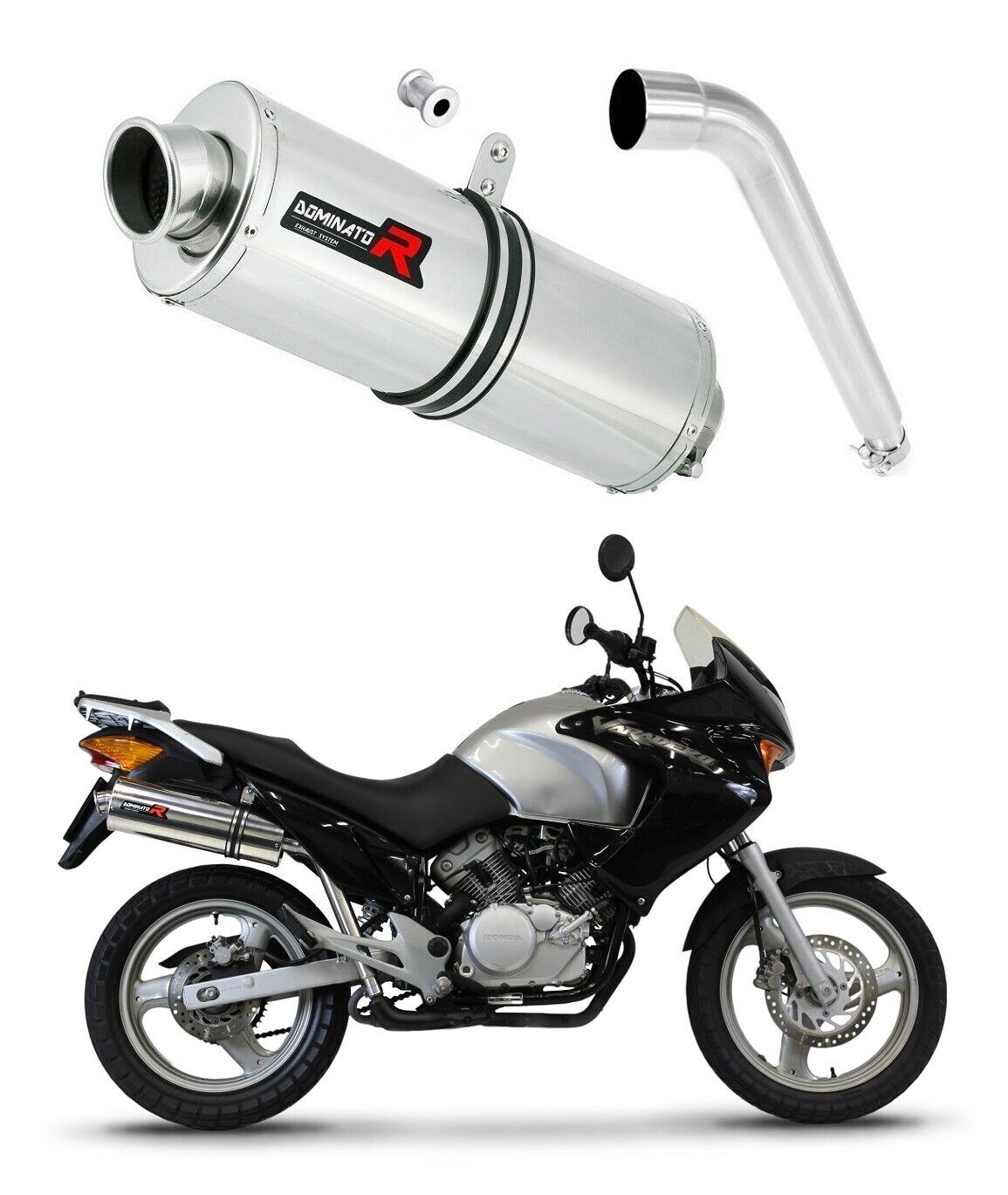 XL 125 V VARADERO 2001 - 2006 Terminale di Scarico Silenziatore OV DOMINATOR