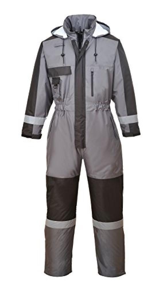 (TG. M) Portwest S585GRRM Tuta Intera Invernale Alta Visibilit , Grigo, M - NUOV