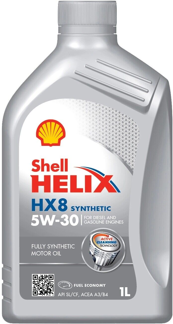 SHELL OLIO HELIX HX8 200030 LUBRIFICANTE SINTETICO 1L 5W30 PER MOTORI DIESEL