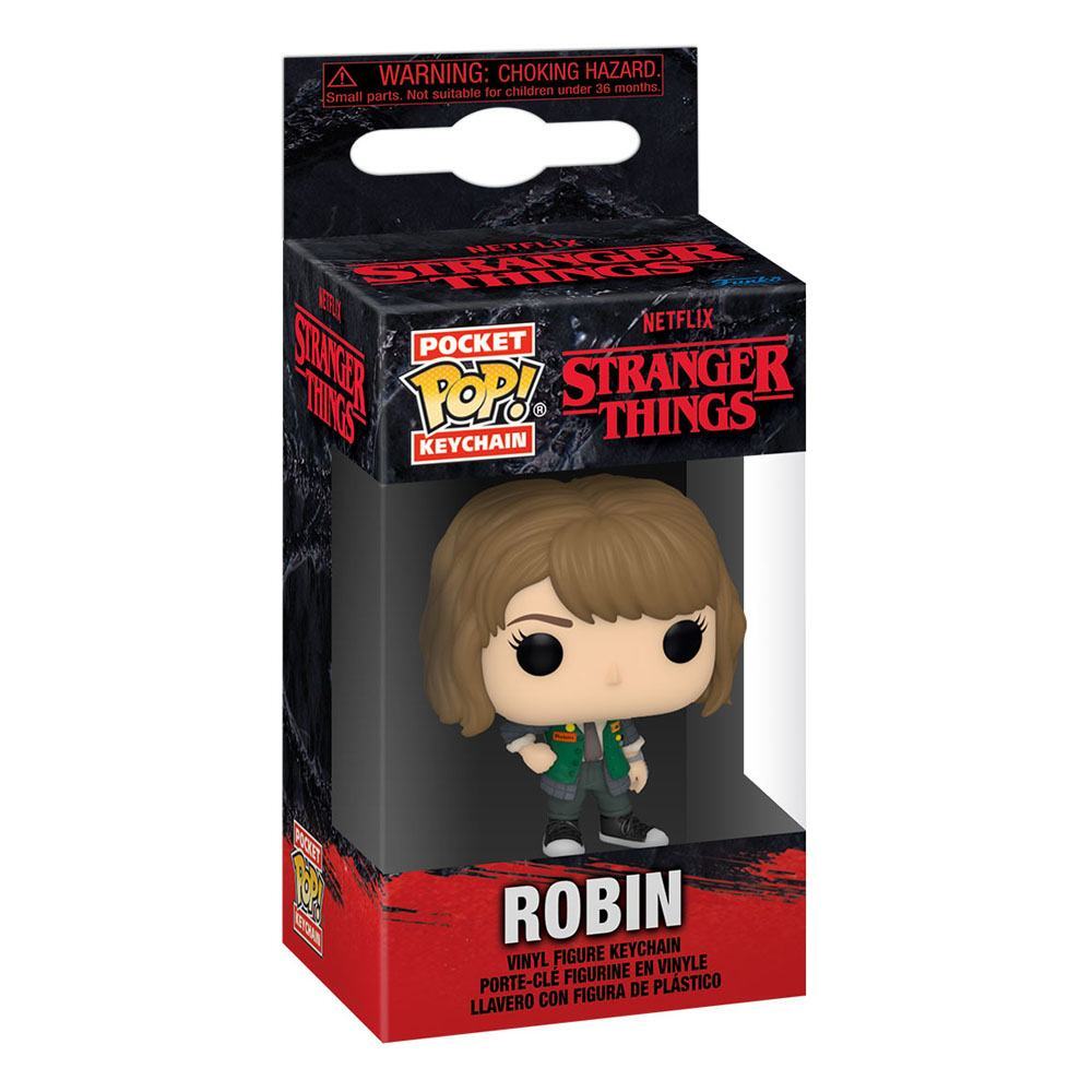 Stranger Things Series 4 Robin POP Pocket Keychain Portachiavi FUNKO