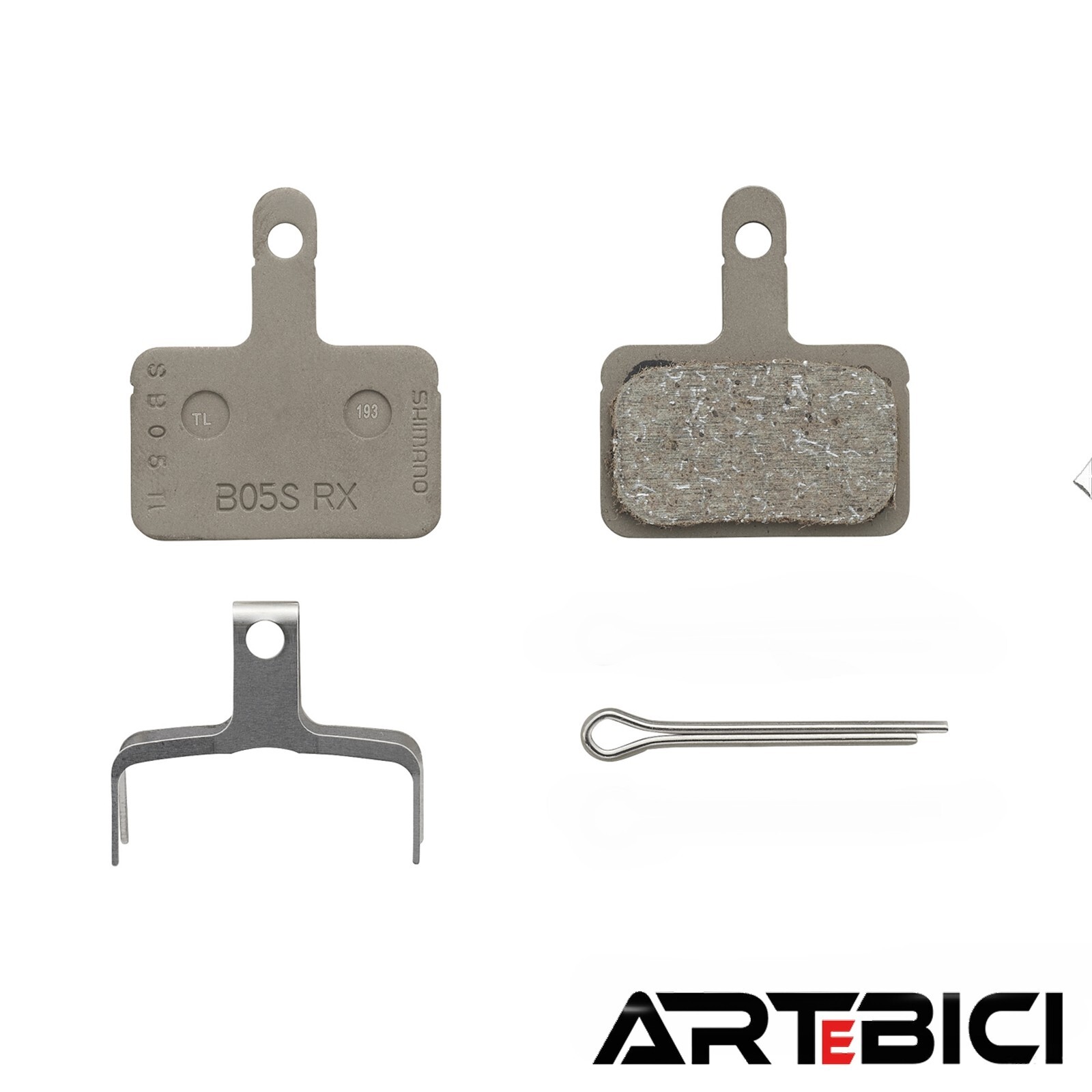 Pastiglie SHIMANO B05S Resina freni bici disco Deore Tektro
