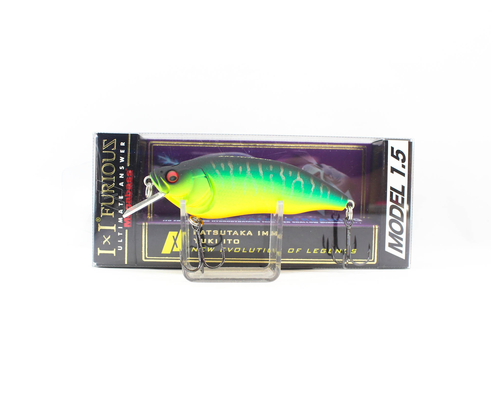 Megabass I X I Furious 1.5 Esca Galleggiante Tappetino Tigre (2444)