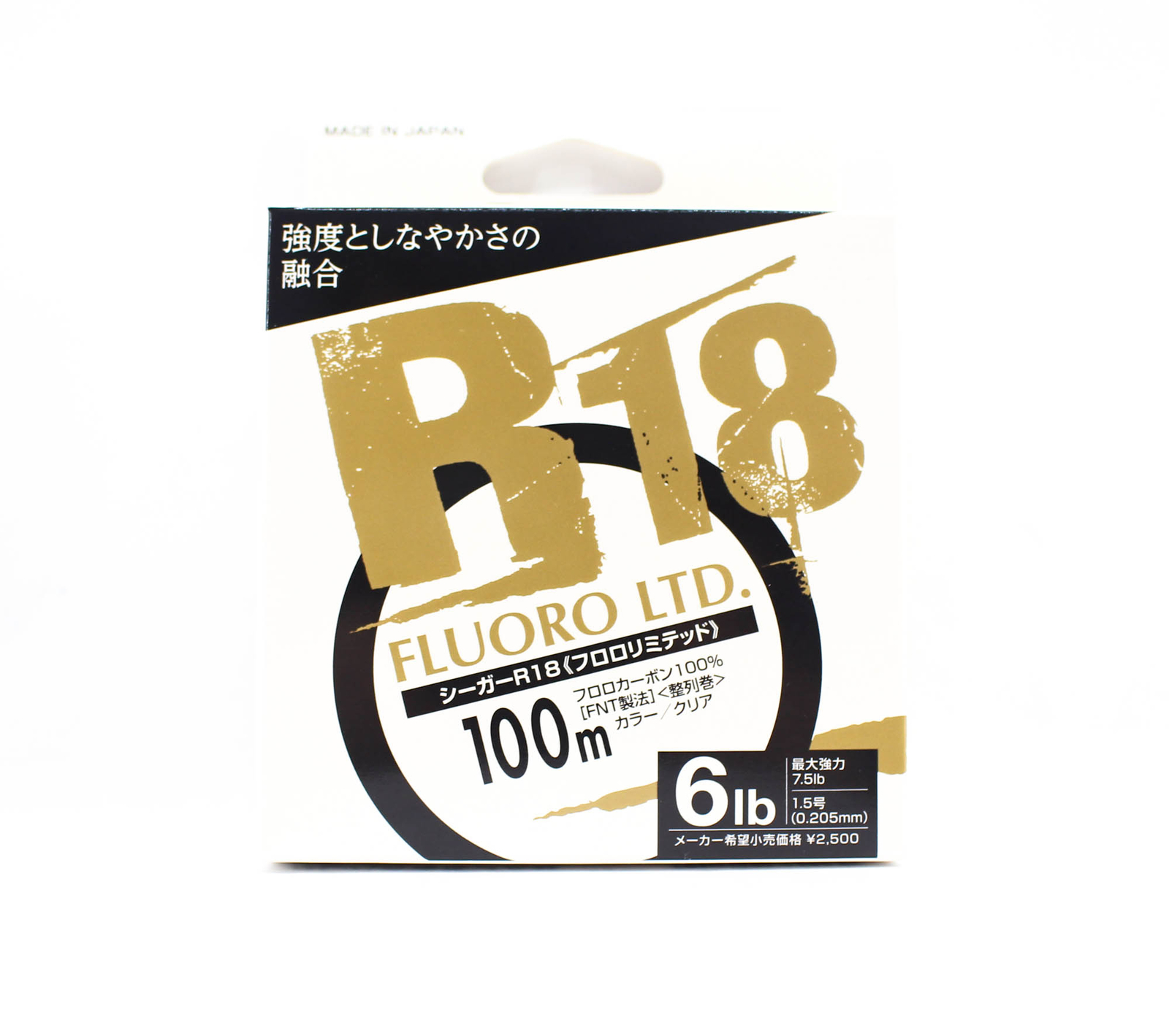 Seaguar Fluorocarbone R18F Fluoro Ltd Linea 100m 6lb - 0.205mm (0069)