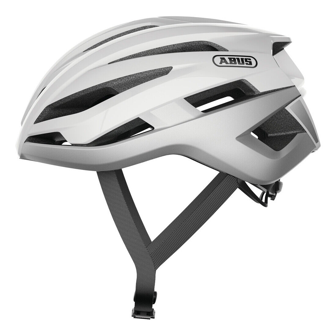 casco stormchaser polar white Abus Abus bicicletta