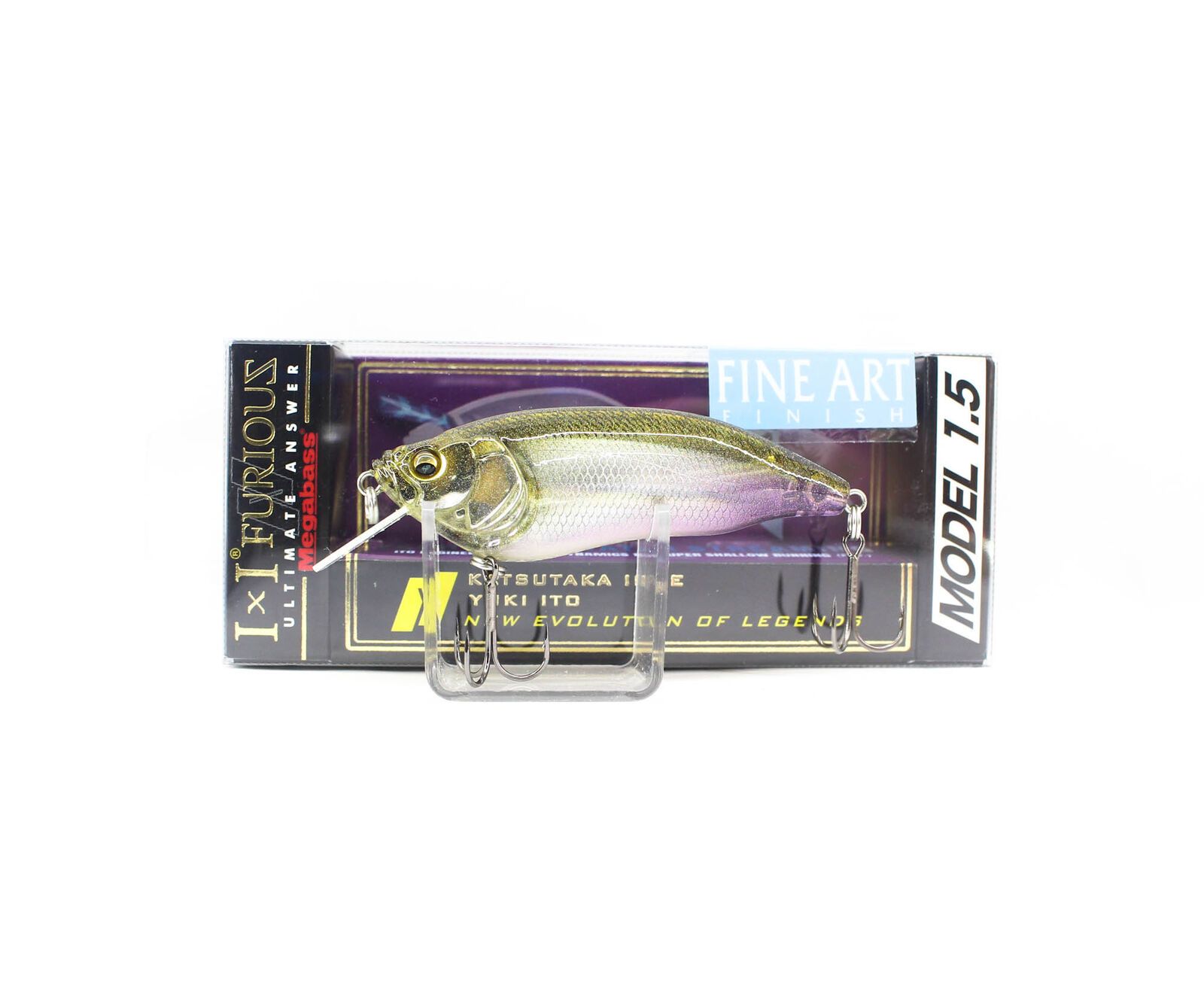 Megabass I X I Furious 1.5 Esca Galleggiante Fa Ghost Wakasagi (2338)