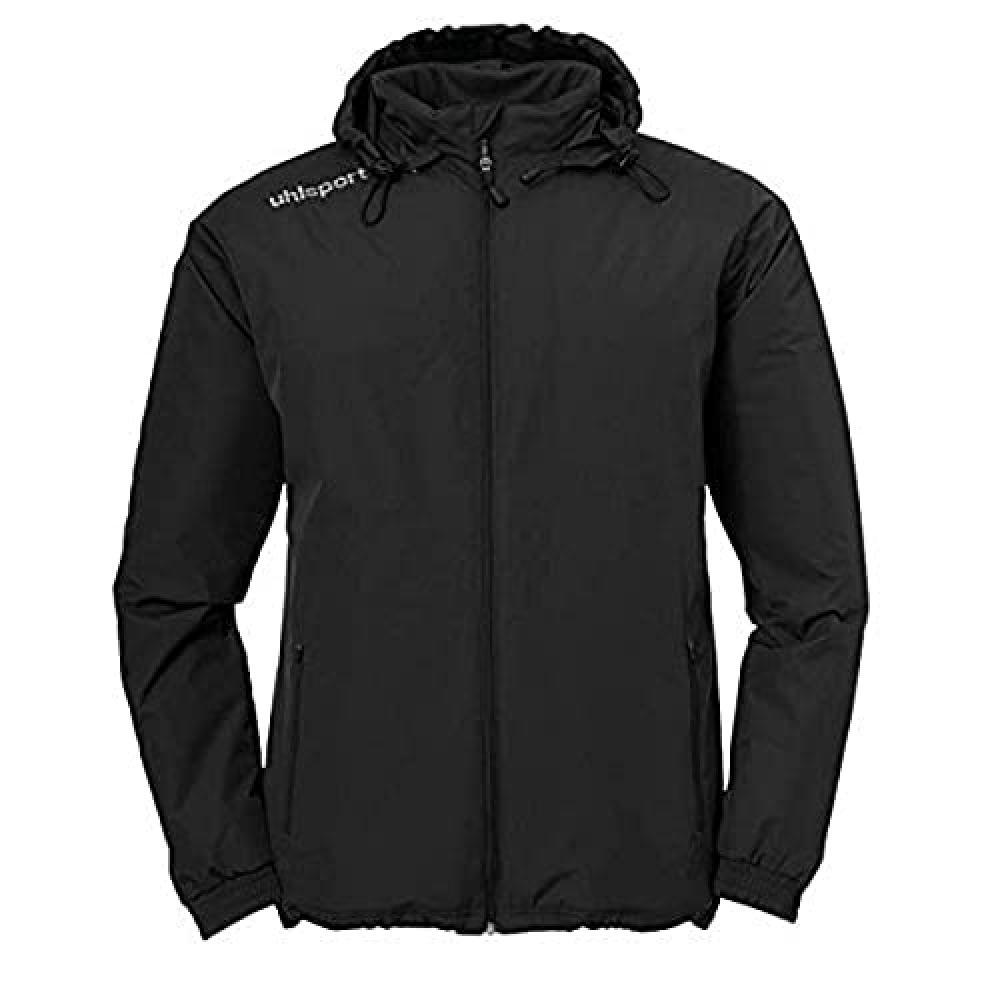 (TG. 3XL) uhlsport Essential Coach, Giacca Unisex-Adulto, Nero, XXXL - NUOVO