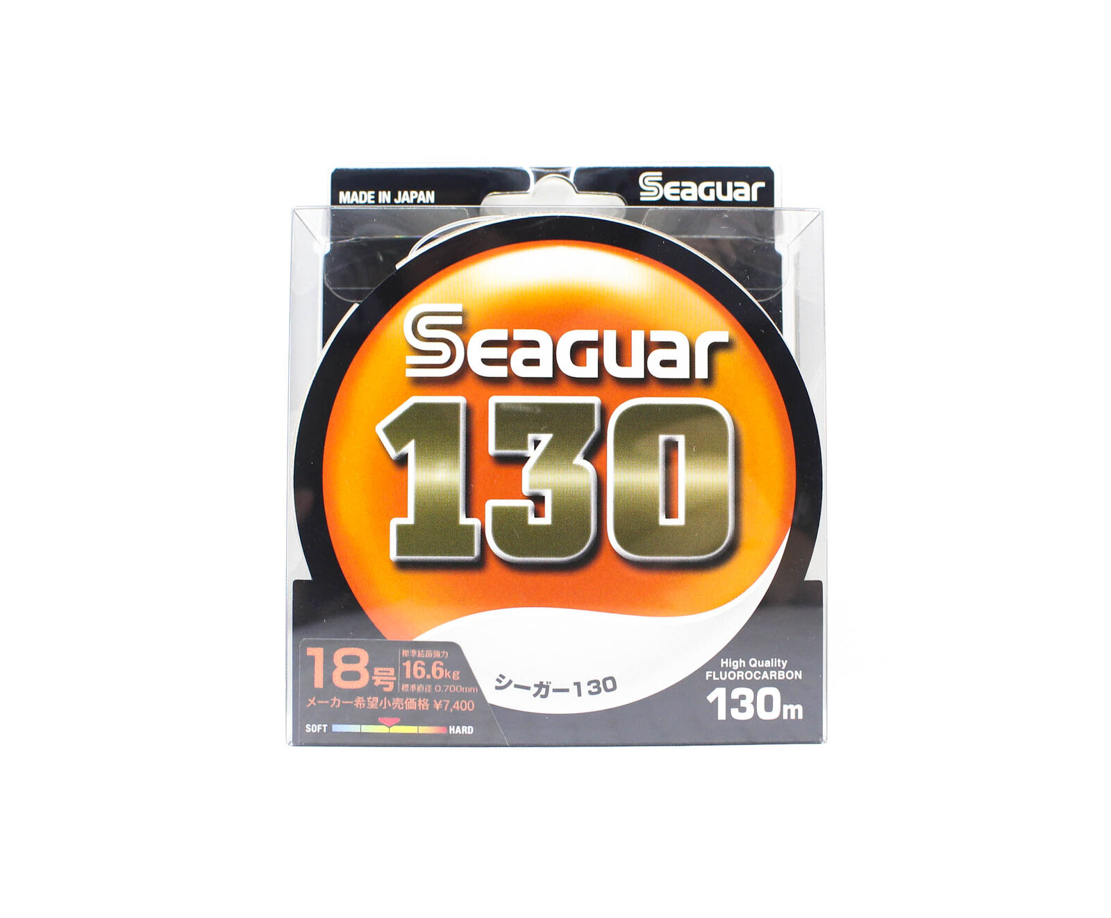 Seaguar Fluorocarbone 130 Leader Line 130m Misura 18 60lb (0394)