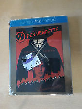 V PER VENDETTA  LTD STEELBOOK   BLU-RAY   FANTASCIENZA