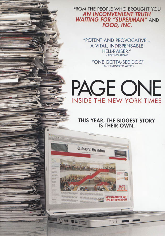 Pagina Uno - Interno The New York Times (Canadese Nuovo DVD