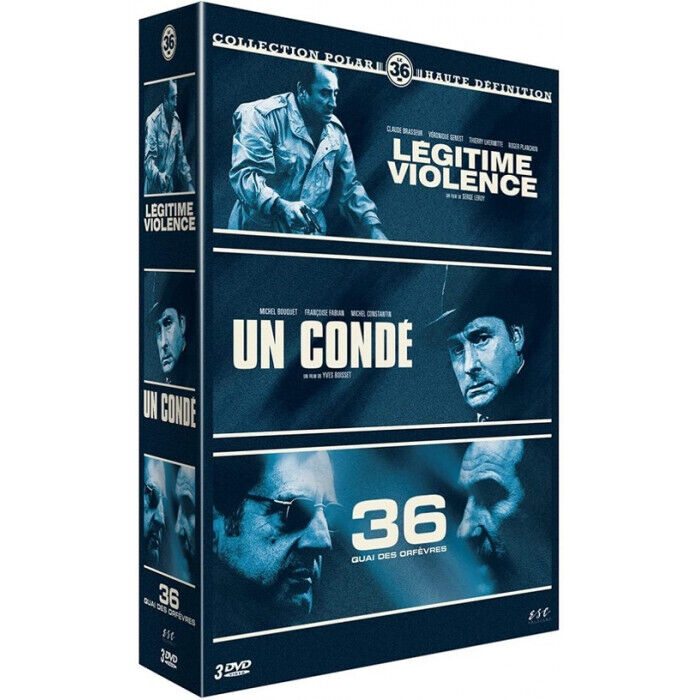 , Violence + Un Condé + 36 Quai Des Argentieri Cofanetto DVD Nuova