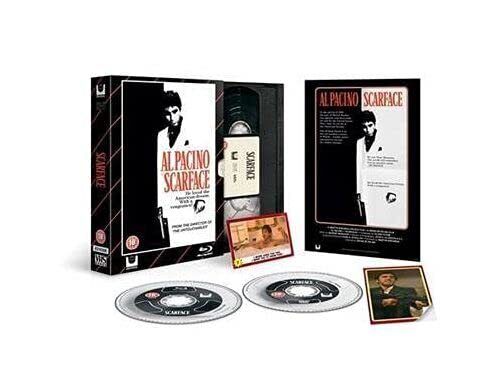 Movie Scarface - Limited Edition Vhs Collection Dvd + Bl (Blu-ray) Steven Bauer