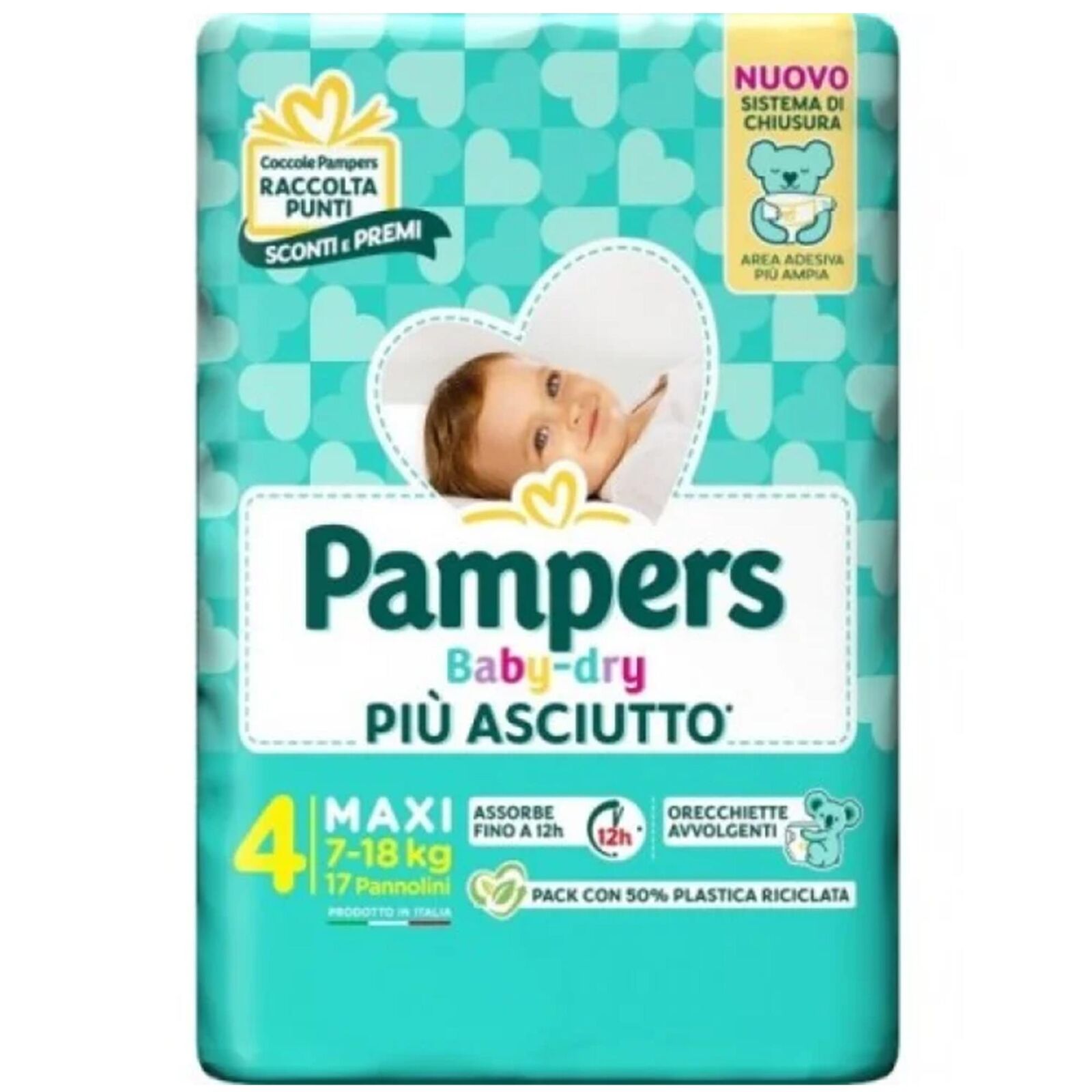 PAMPERS BABY DRY PANNOLINI MISURA MAXI- 13PZ
